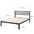 Zinus Mia Double Black Metal Bed Frame  AU-ASMPH-15D image NaN