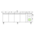 Husky 616L Four Door Prep Counter Commercial Fridge CPUC4-AU-AL image NaN