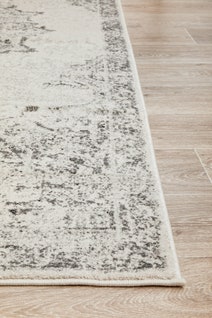 Rug Culture Chrome Medium Silver & Off White Rug 230X160CM - CRO-RIT-SIL-230X160 hero image