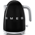 Smeg 50s Retro Style Aesthetic Electric Kettle Black KLF03BLAU image NaN