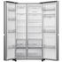 Hisense 649L Side by Side Refrigerator with Non-Plumbed Water Dispenser Stainless Steel HRSBS649SW image NaN