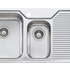 Oliveri NP601 Nu-Petite 1 and 1/2 Bowl Right Hand Drainer Topmount Sink image NaN
