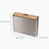 Joseph Joseph Folio Steel Bamboo 3-piece Chopping Board Set with Stainless-steel Storage Case 60229 image NaN