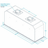 Whispair 156cm Toronto Mega Deep Under Cupboard Rangehood with Remote Inline Twin Pro Motor X3T16S5.2IP image NaN