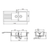 Abey Schock Signus 1& 3/4 Bowl Topmount Sink with Right Hand Drainer Puro D200PL image NaN