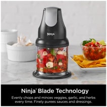 Ninja Professional Stackable Chopper Black NJ100 hero image