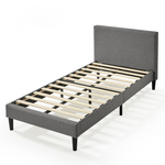 Zinus Liam Classic Home Single Upholstered Fabric Bed Base AU-FPPPDG-12S hero image