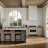 SMEG 90cm Victoria Dual Fuel Pyrolytic Freestanding Stove TRA90GPP image NaN