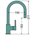 Oliveri ES520-P Essentials Pull Out Mixer Tap image NaN