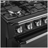SMEG 90cm Victoria Dual Fuel Pyrolytic Freestanding Stove TRA90GPBL image NaN