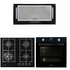 Artusi 60cm Pack Pyrolytic Oven, Gas Cooktop, Rangehood AUM60BPK image NaN