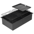 Abey Piazza Double Sqaure Bowl Sink Black Pearl CR340DB image NaN