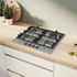Bosch 60cm Series 6 Natural Gas Cooktop Stainless Steel PCH6A5I90A image NaN