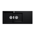 Abey Schock Signus 1& 3/4 Bowl Topmount Sink with Right Hand Drainer Puro D200PL image NaN
