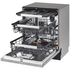 LG 60cm Dishwasher UnderBench Hidden Control with Steam-Platinum Steel XD3A25UPS image NaN