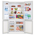 Mitsubishi Electric 650L L4 Glass Mini French Door Fridge MR-L650EN-GWH-A image NaN