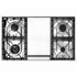 ILVE Professional Plus Series 90cm 6 Burner & Teppanyaki Freestanding Hybrid Oven with Milano Knobs P09FDWH3SS image NaN
