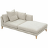 Kalona KYOTO Right Facing Chaise Sofa Pearl WS-205-RC-VILA-54 image NaN
