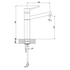 Oliveri Pepe Swivel Mixer Tap Brushed Chrome PT2010B image NaN