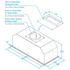 Whispair X3MD09S5.EPP 90cm Monte Carlo Undermount Rangehood with Pro Plus External Remote Motor image NaN