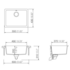 Abey QN-100B Schock Quadro Large Single Bowl Sink image NaN