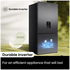 Hisense 500L PureFlat Bottom Mount Refrigerator with Non-plumbed Water Dispenser Dark Stainless Steel HRBM500TBW image NaN