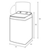 Westinghouse 9kg EasyCare Top Load Washing Machine WWT9084C7WA image NaN