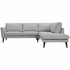 Kalona Vejle Cement 2.5 Seater Right Facing Chaise Sofa 31279-RAF-FRD13 image NaN