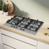 Bosch 75cm Series 6 Gas Cooktop with Flame Select Stainless Steel PCS7A5I90A image NaN