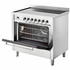 ILVE 90cm Pro-Line Single Electric Oven with Induction Cooktop LBI09WMPSS image NaN