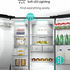 Hisense 632L Side by Side Refrigerator Black Steel HRSBS632BW image NaN