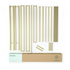 Zinus Patricia Queen Metal Canopy Bed Frame Gold AU-CPBFG-Q image NaN