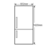 Westinghouse WBM3700WBR 370L Bottom Mount Fridge image NaN
