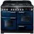 Falcon 110cm Classic Deluxe Freestanding Dual Fuel Oven/Stove Royal Blue and Chrome CDL110DFRB-CH image NaN