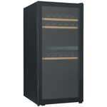 Cantina 127 Bottle Dual Zone Freestanding Wine Cabinet Black CCWID105B hero image