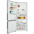 Westinghouse 425L Bottom Mount Fridge Silver WBE4302ACL image NaN