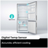 Hisense 417L PureFlat Bottom Mount Refrigerator Silver HRBM418S image NaN