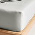 Linen House Augusta 500TC Grey King Flat Sheet 01722F731 image NaN