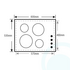 Westinghouse WHG640WA 60cm Natural Gas Cooktop image NaN