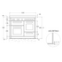 Bertazzoni Professional Series 110cm 5-Zone Induction Cooktop with Electric Triple Oven Cooker Nero PRO115I3ENET image NaN