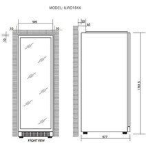 Ilve ILWD154XL 154 Bottles Wine Storage Cabinet hero image