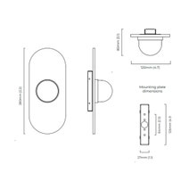 CTO Lighting Modulo Single Wall Light - Satin Brass MODWA1SBSKMO hero image