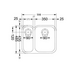 Franke ARX160DSBL Ariane 1 and 1/4 Bowl Undermount Sink image NaN