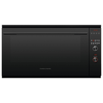 Fisher & Paykel 90cm Series 7 Contemporary Electric Built-In Oven Black OB90S9MEB1 hero image