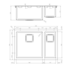 Barazza AFS170D Cubo 1 and 1/3 Bowl Sink image NaN