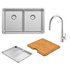 Abey Lucia 200 Sink & Tap Pack LUA200T14 image NaN