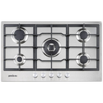 Brohn 90cm 5 Burner Natural Gas Cooktop Stainless Steel BRGC9001SS hero image