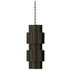 CTO Lighting Ring Pendant Light - Bronze and Satin Brass with Black Silk Braided Flex RINPEOBZ image NaN