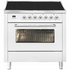 ILVE 90cm Pro-Line Single Electric Oven with Induction Cooktop White LBI09WMPWH image NaN