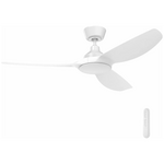 Mercator Jota 132cm DC Ceiling Fan with Remote White FC2110133WH hero image